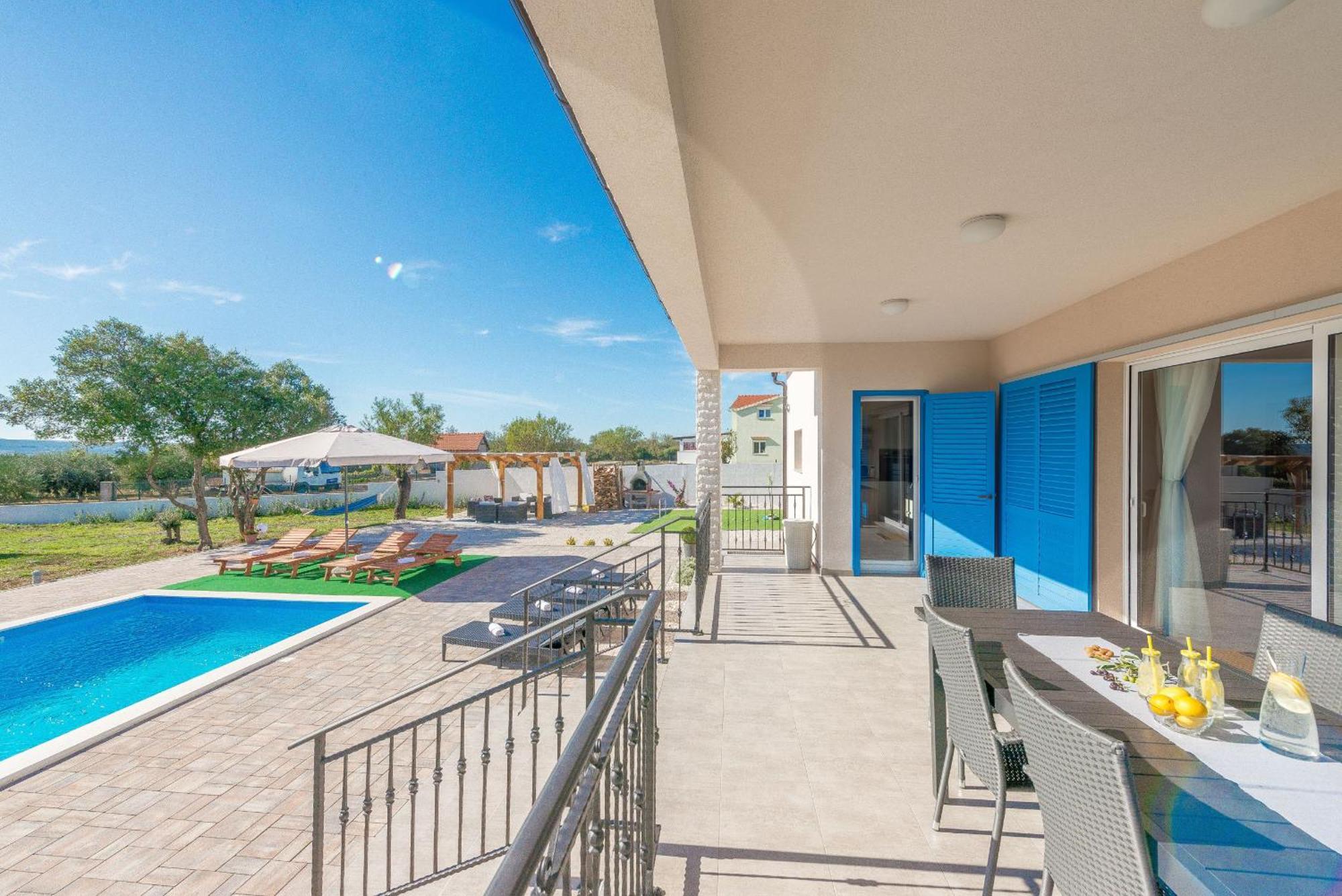 Villa Tara Zadarvillas Tinj Exterior foto