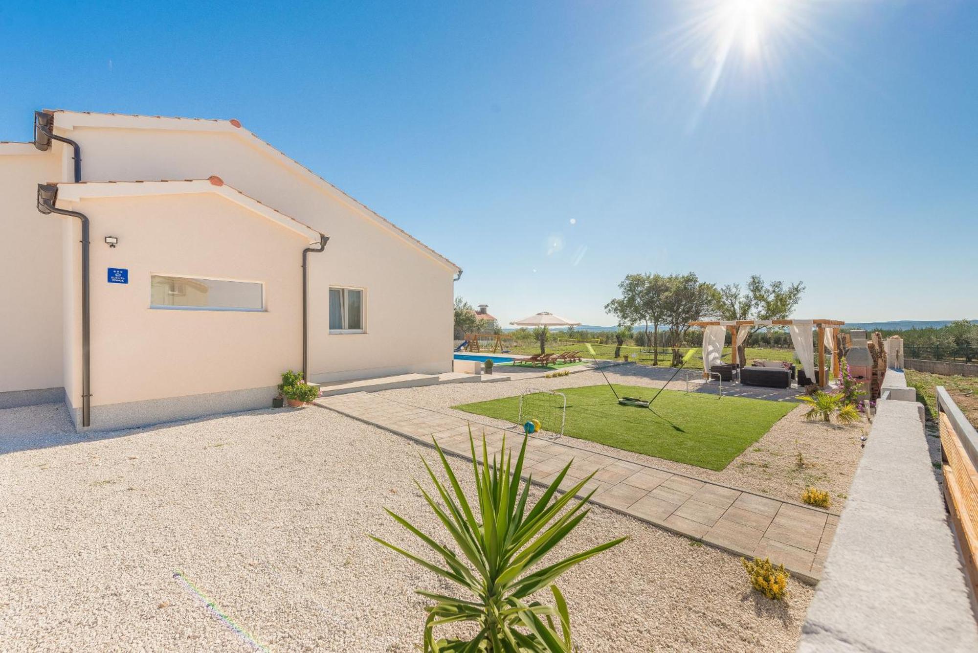 Villa Tara Zadarvillas Tinj Exterior foto